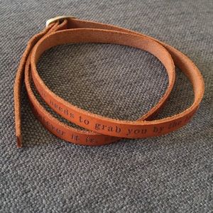 Brown multi wrap bracelet